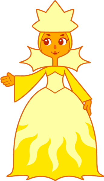 Rainha Sunny, personagem da IP Milky Shaky.