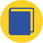 ícone minimalista de um livro.