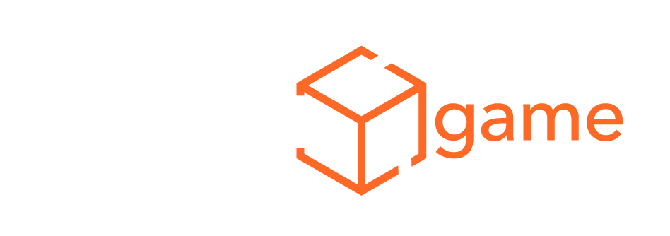Logo da Incubadora Spcine Game em letras brancas